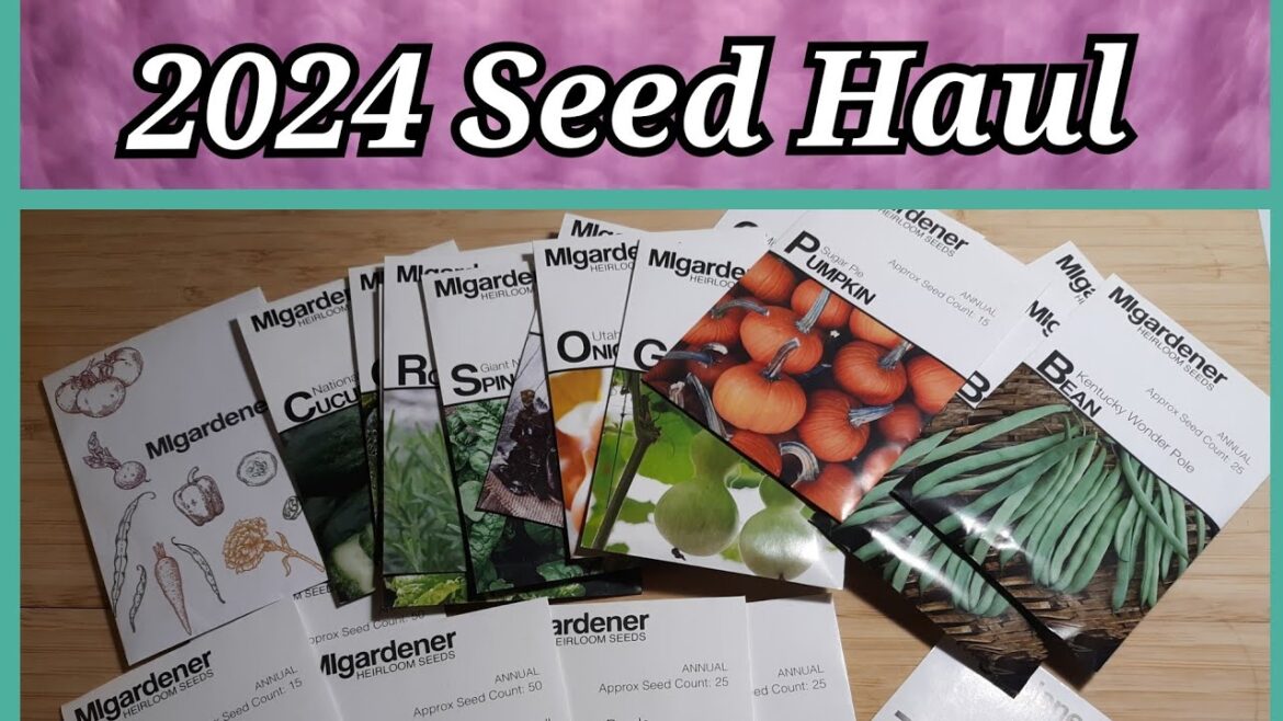 2024 Seed Haul Vegetable Garden #gardening #migardener #vegetables #seedstarting #green #food 2024 Seed Haul Vegetable Garden #gardening #migardener #vegetables #seedstarting #green #food