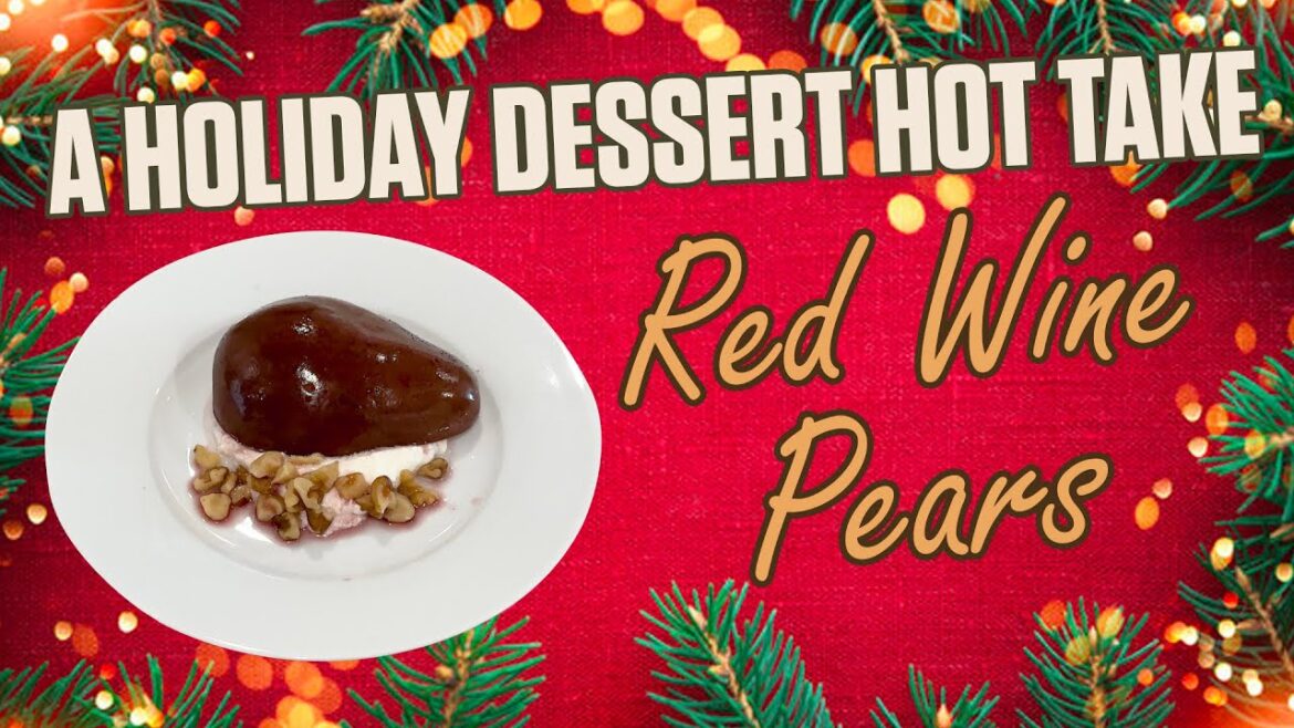 A Holiday Dessert Hot Take: Red Wine Pears | Convection Steam Oven (CSO) | Sub-Zero Wolf | QUICK ! A Holiday Dessert Hot Take: Red Wine Pears | Convection Steam Oven (CSO) | Sub-Zero Wolf | QUICK !