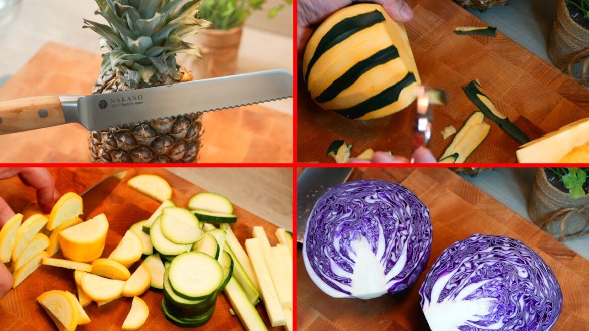 How to Chop the Most Common Fruits & Vegetables