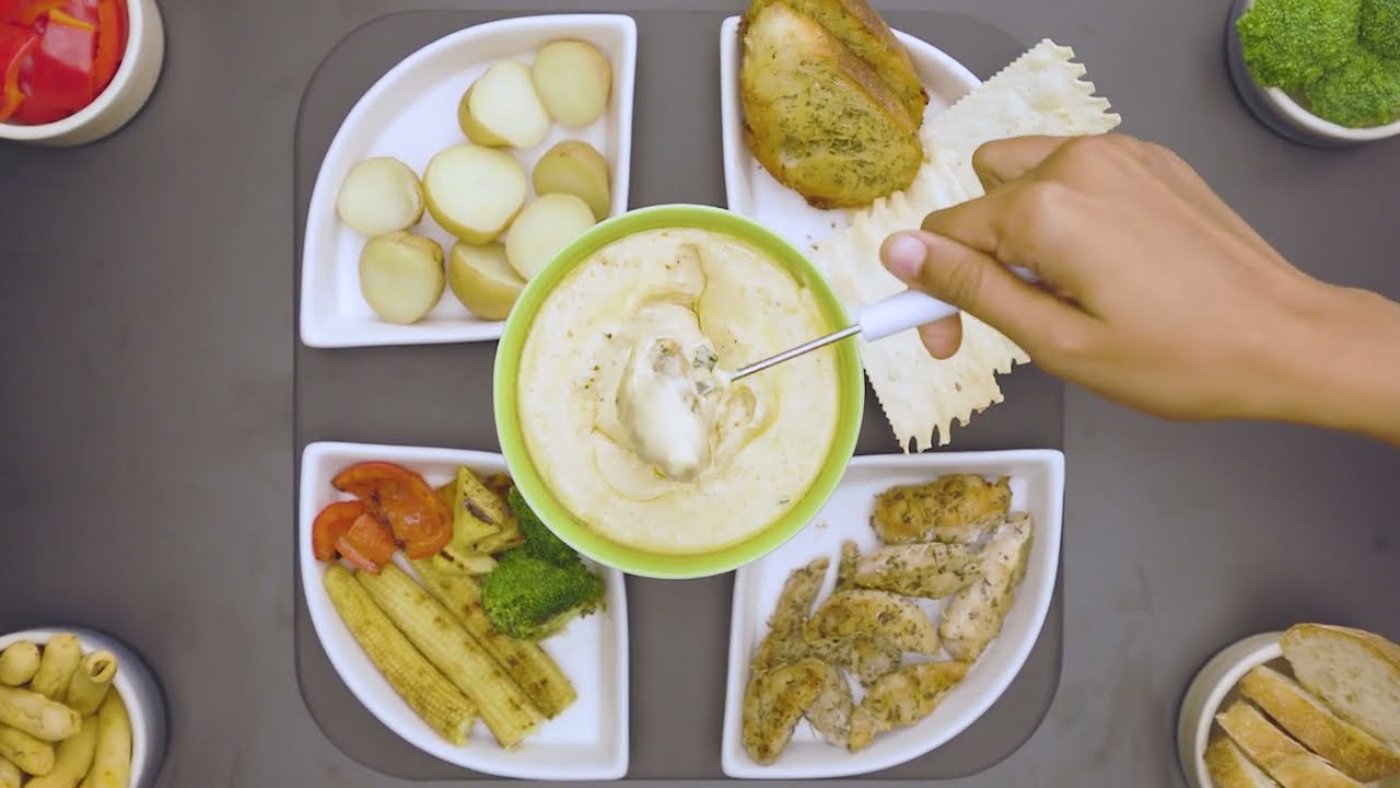 Quick Desi Cheese Fondue Recipe How to make Indian Cheese Fondue 