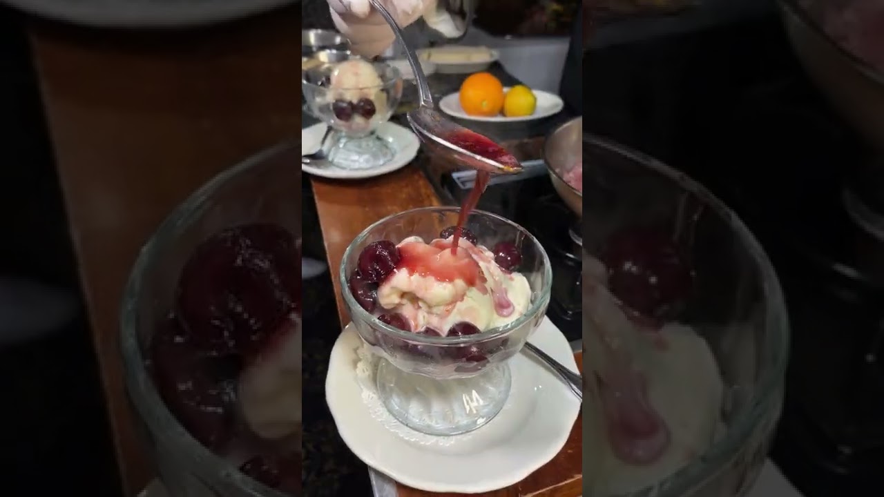 Two CLASSIC Las Vegas Desserts Cherries Jubilee and Bananas Foster