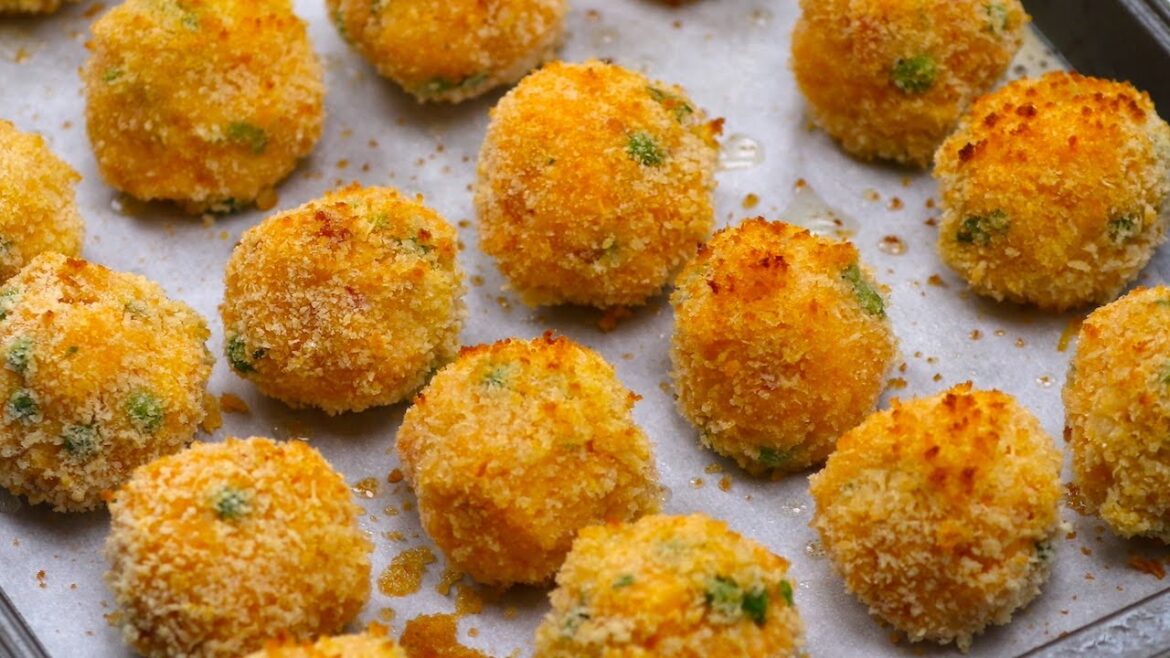 Easy Baked Arancini (Italian Rice Balls Recipe)