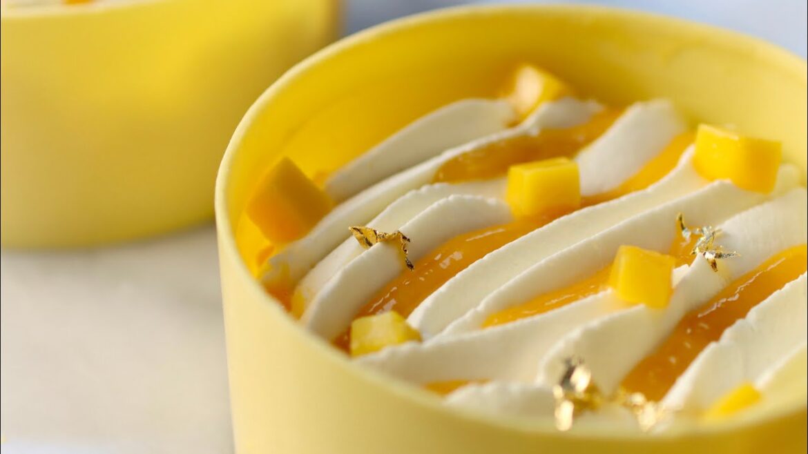 Let me show you how to make cheesecake fancy! Mango & Passion Fruit Cheesecake Recipe