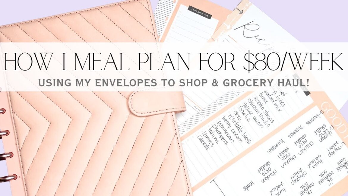 How I Meal Plan $80 for the Week & Grocery Haul! | Breakfast, Lunch & Dinner | Meal Planning