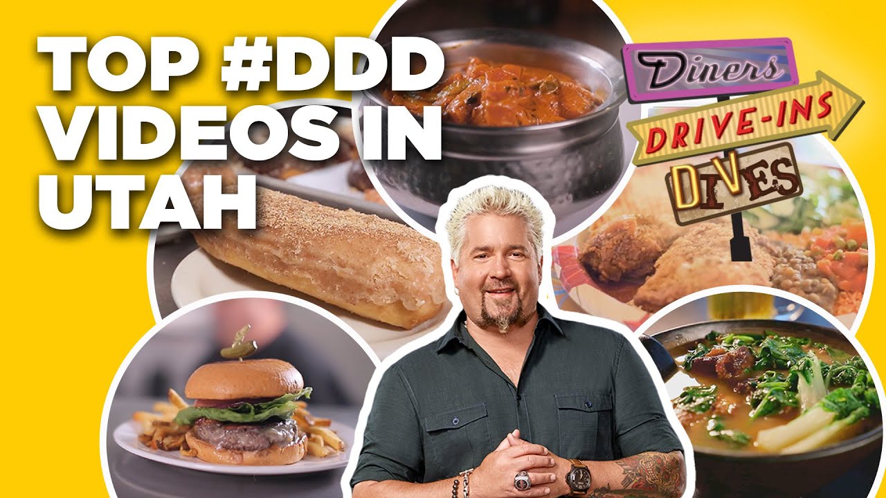 Top 5 DDD Videos in Utah with Guy Fieri Diners, DriveIns and Dives