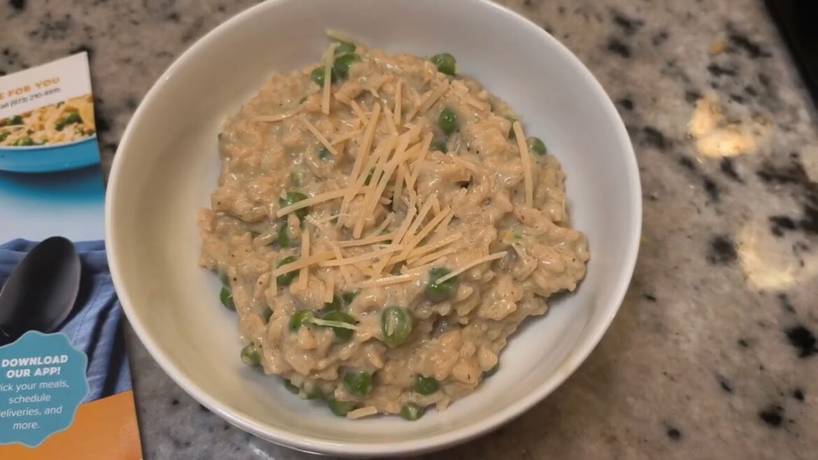 Cheesy Peasy Lemon Squeezy Risotto from EveryPlate