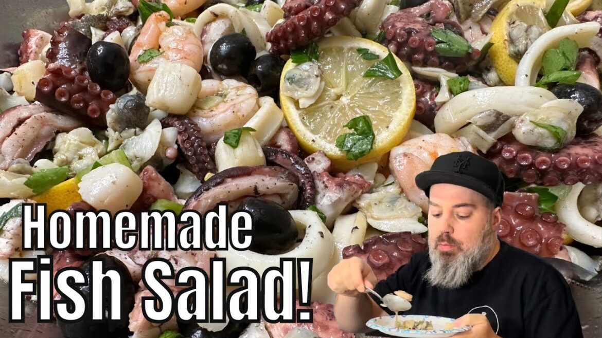 Homemade Seafood Salad. Frutti di Mare!