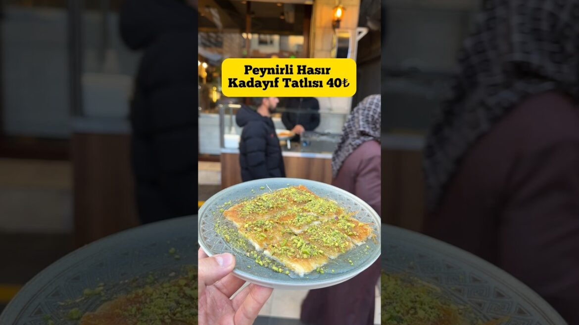 Peynirli Hasır Kadayıf 40 ₺ #shorts #short #shortsfeed #youtubeshort #ytshorts