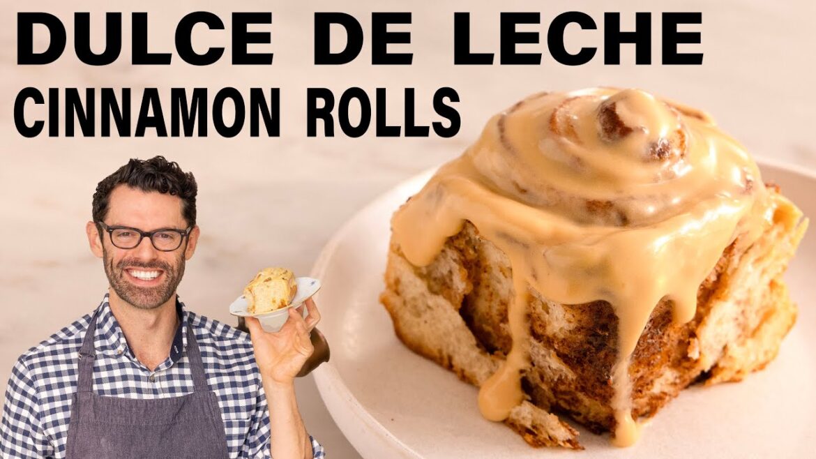 EASY Dulce de Leche Cinnamon Rolls