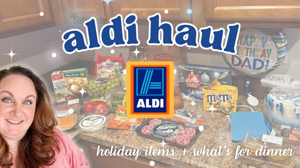 Aldi Haul | Holiday Items + What’s For Dinner? Aldi Haul | Holiday Items + What's For Dinner?