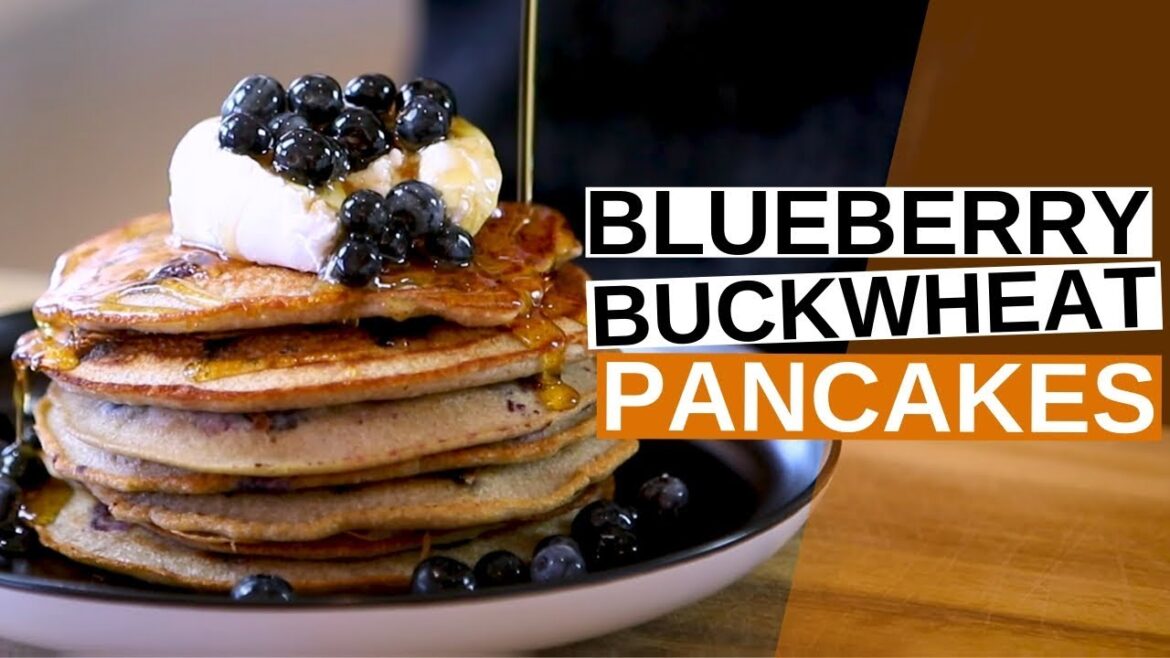 Buckwheat Blueberry Pancakes
