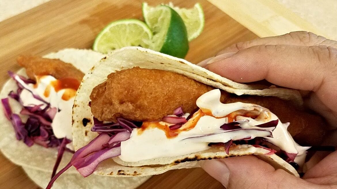 How to make Fish Tacos | Crispy Beer Battered Fish Recipe #easyrecipe