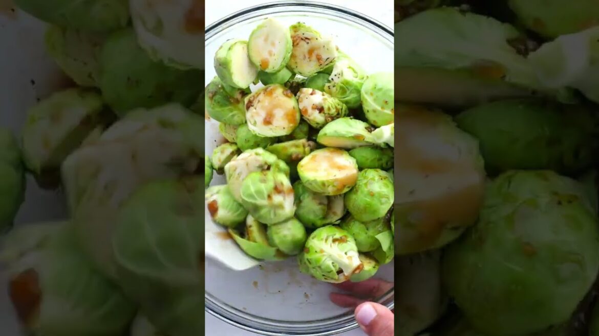 Bacon Balsamic Brussels Sprouts #shorts Bacon Balsamic Brussels Sprouts #shorts