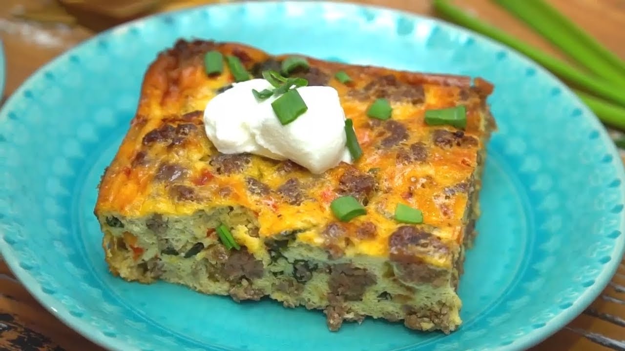 Sausage Breakfast Casserole Recipe Video It's Delicious! Dining and