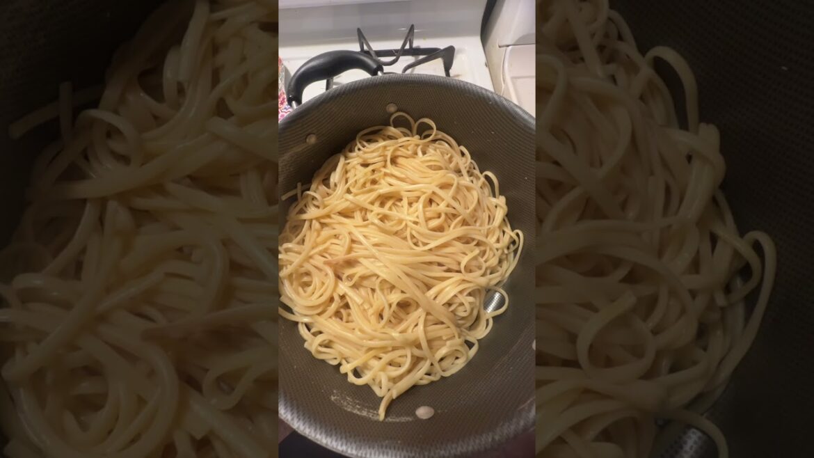 Shrimp Scampi Linguine #cooking #shrimp #shrimpscampi #linguine #pasta #linguinepasta #havingfun