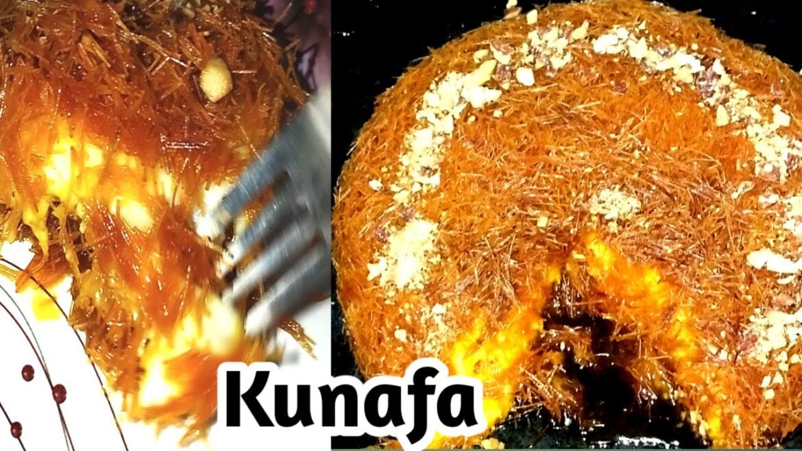 Perfect Kunafa Recipe without oven |Arabic dessert | vermicelli Kunafa  by Lively and Limitless