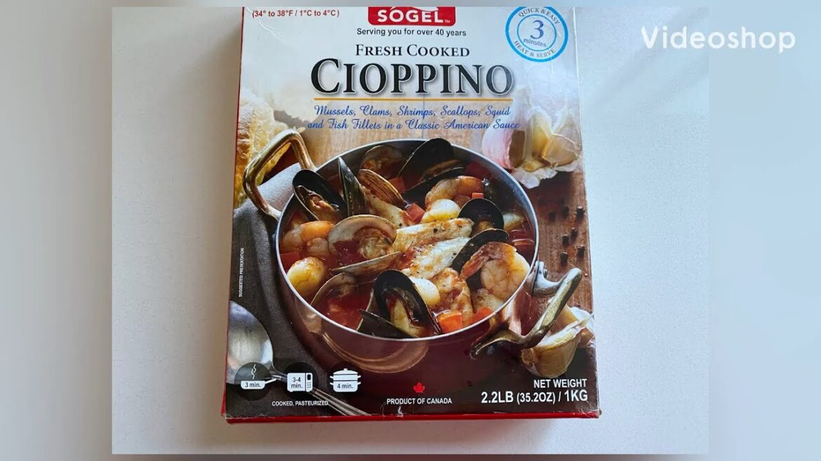 Cioppini from Costco| Mussels, Clams, Shrimps, Scallops, Squid, and Fish fillet| American Sauce