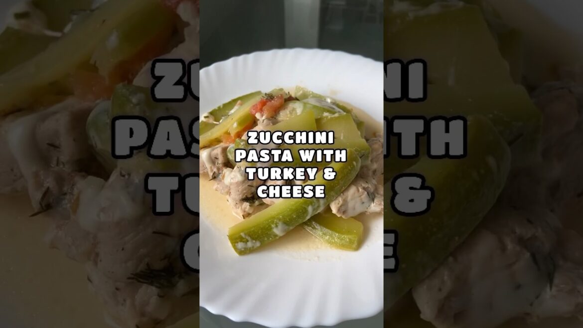 ZUCCHINI PASTA WITH TURKEY AND CHEESE #recipe #healthyfood #easyrecipe #food #zucchini #cooking ZUCCHINI PASTA WITH TURKEY AND CHEESE #recipe #healthyfood #easyrecipe #food #zucchini #cooking