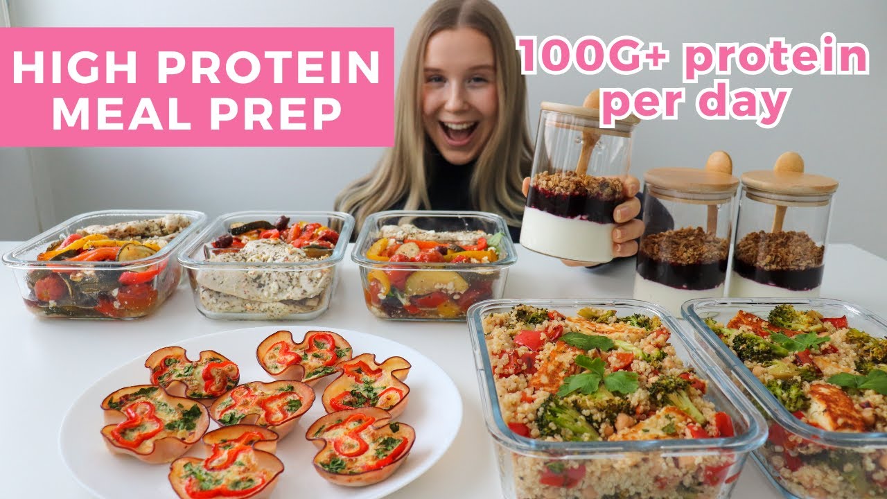Healthy & High protein Meal Prep | 100G+ protein per day - Dining and ...