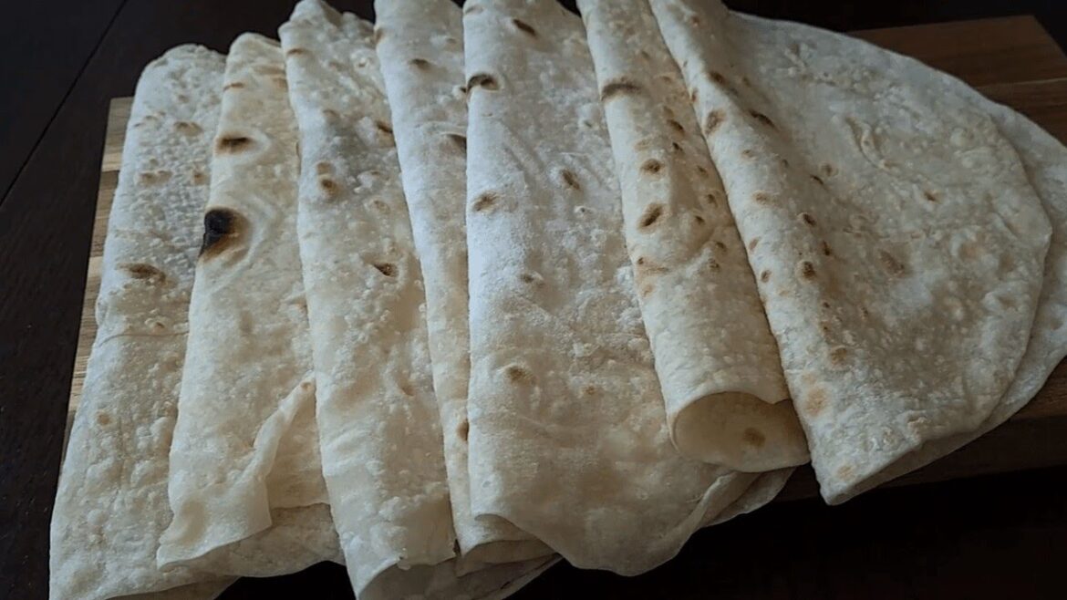 Only 4 Ingredients! Simple Lavash Bread Recipe, No yeast, its easy!