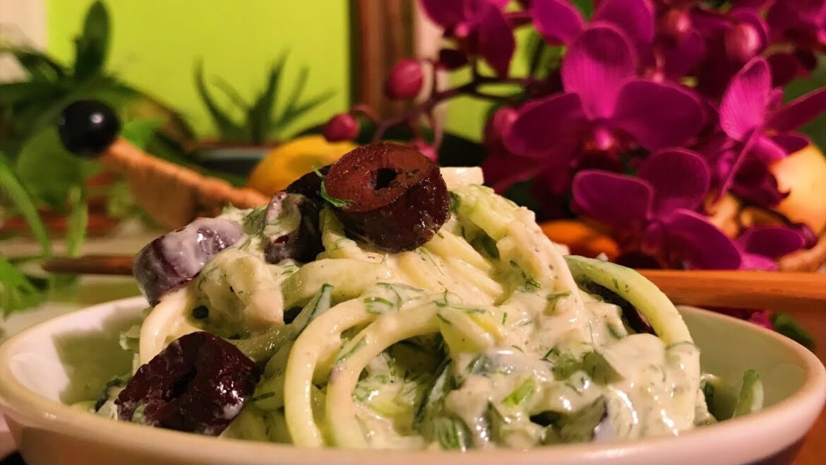 Tzatziki Zucchini Noodles ~ Take 3 Tzatziki Zucchini Noodles ~ Take 3