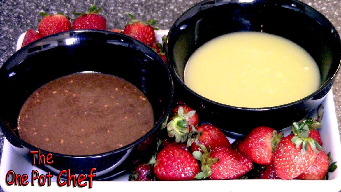 Chocolate Fondue Dips | One Pot Chef