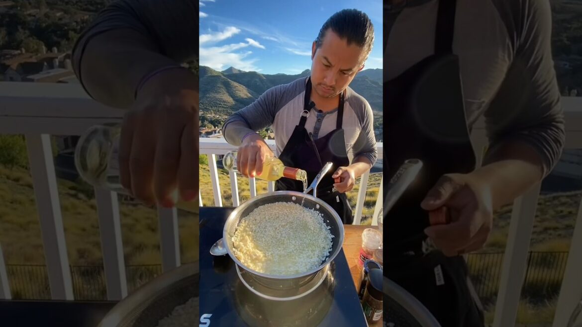 Creamy Mushroom Risotto#shorts Creamy Mushroom Risotto#shorts