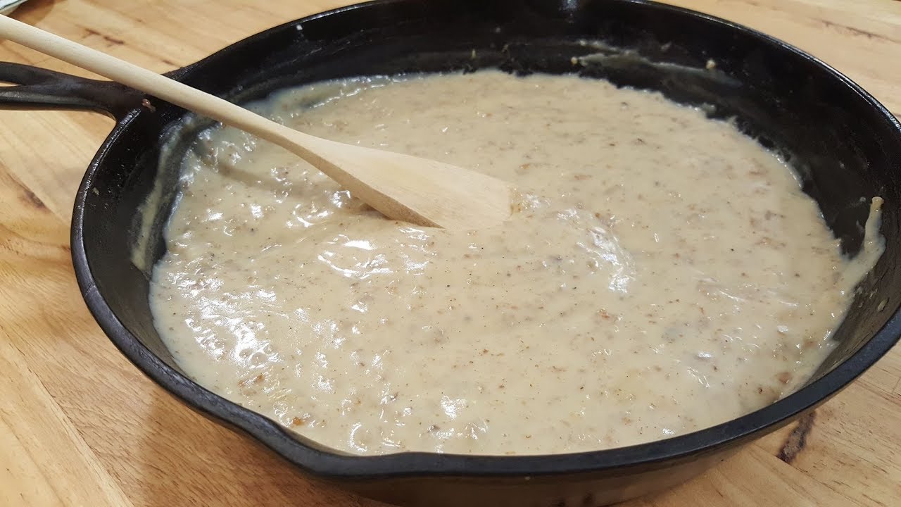 Sausage Gravy (Quick Version Recipe Only) The Hillbilly Kitchen