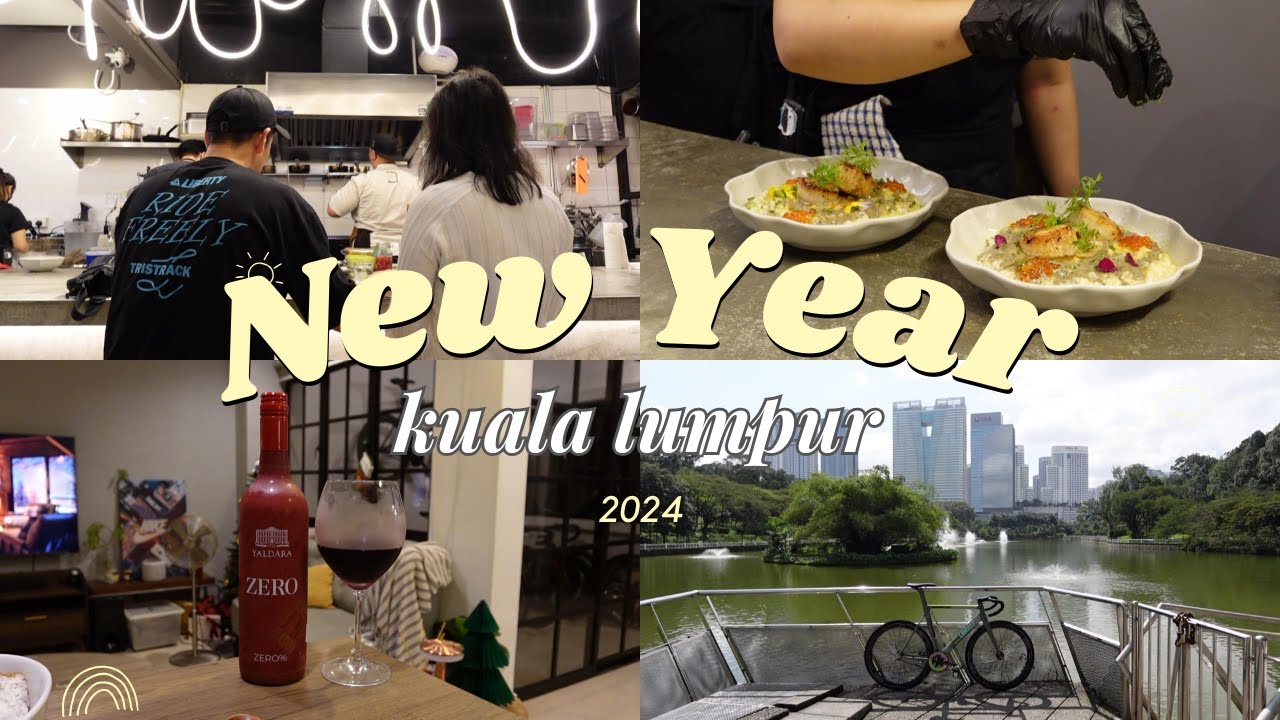 New Year's Eve in KL Breakfast at a hidden cafe Dining at a back