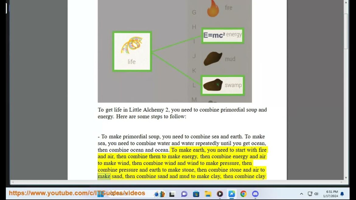 Get life in Little Alchemy 2 (Make life in Little Alchemy). little alchemy 2 how to make everything?