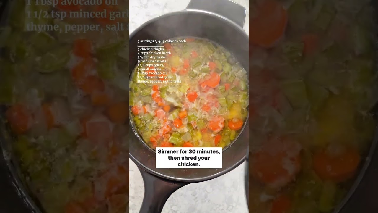 Classic Chicken Noodle Soup for Weight Loss Dining and Cooking