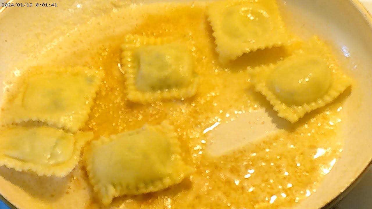 Handmade Ravioli with spinach and ricotta Dining and Cooking