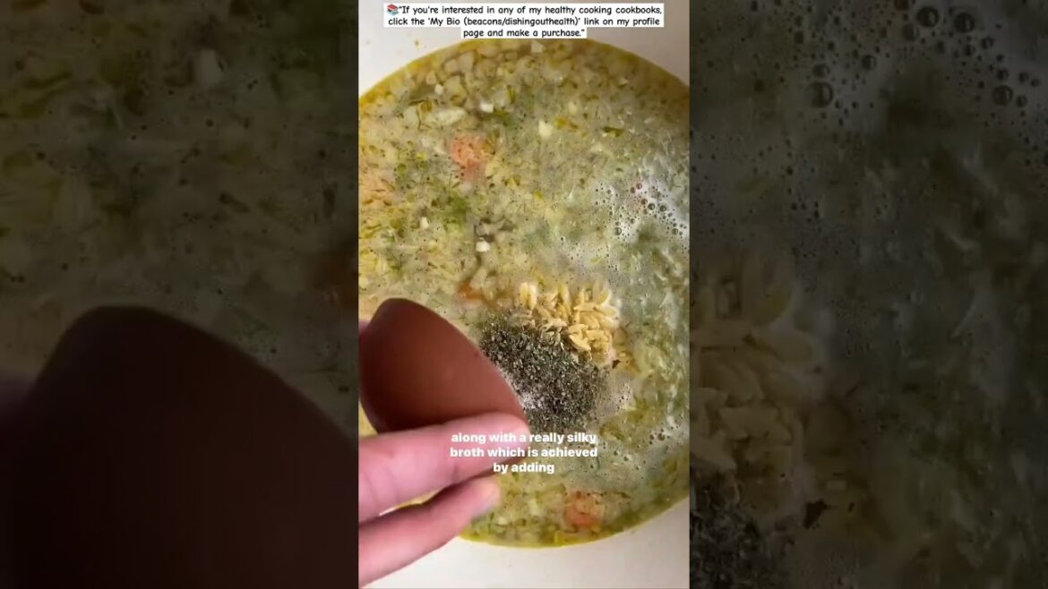 Delicious Lemony Greek Chickpea Soup Recipe! #shorts #healthyrecipes