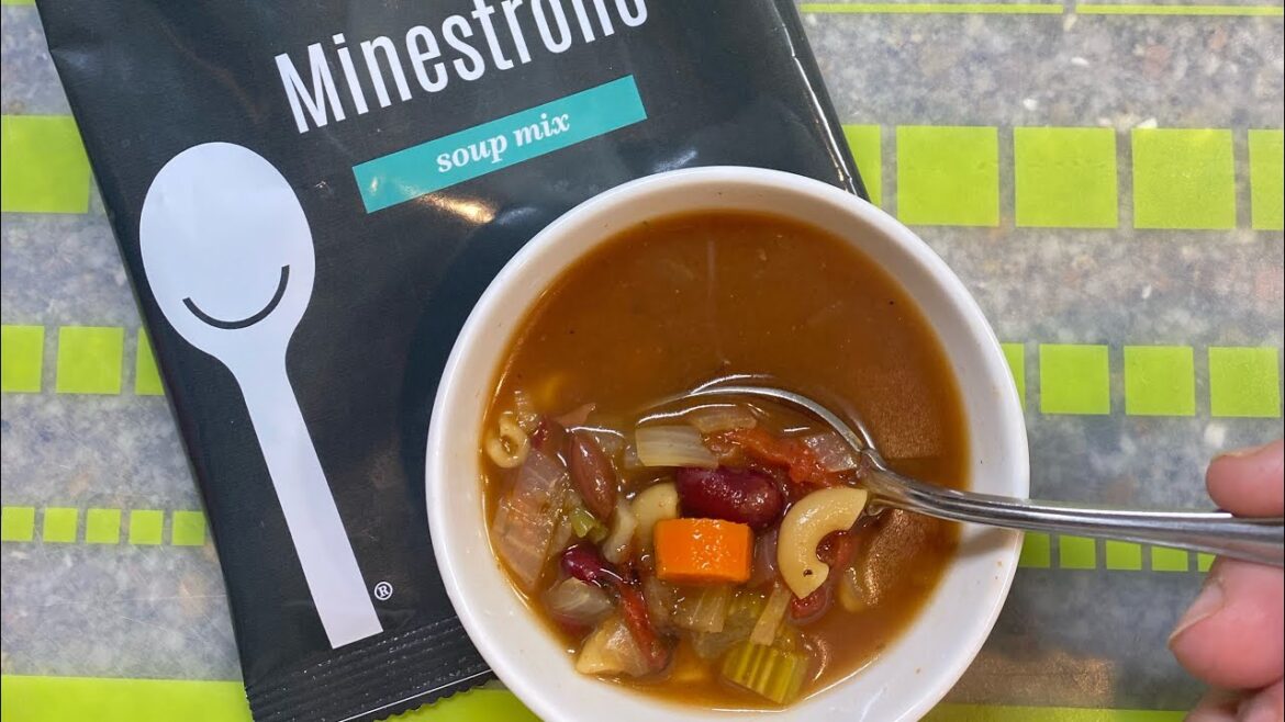 Minestrone Soup Mix by Pampered Chef #letsgetcooking #minestronesoup
