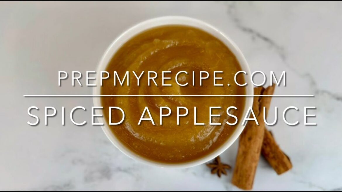 SPICED APPLESAUCE – How to Make this Easy Homemade Applesauce Recipe. No Peeling Required! SPICED APPLESAUCE - How to Make this Easy Homemade Applesauce Recipe. No Peeling Required!