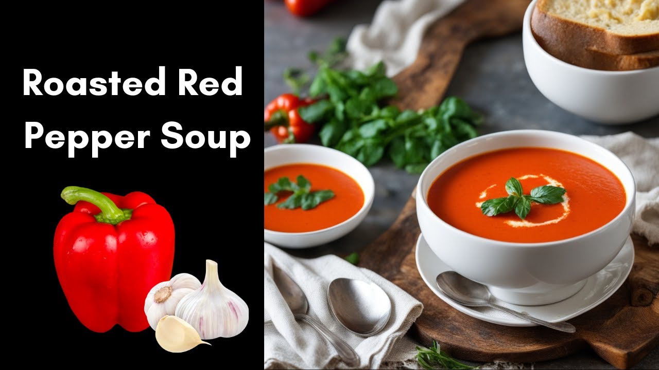 Roasted Red Pepper Soup Recipe - Dining and Cooking