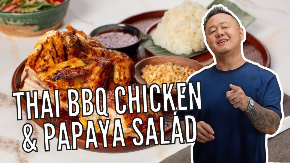 How to Make New Thai BBQ Chicken & Papaya Salad with Jet Tila | Ready Jet Cook | Food Network How to Make New Thai BBQ Chicken & Papaya Salad with Jet Tila | Ready Jet Cook | Food Network