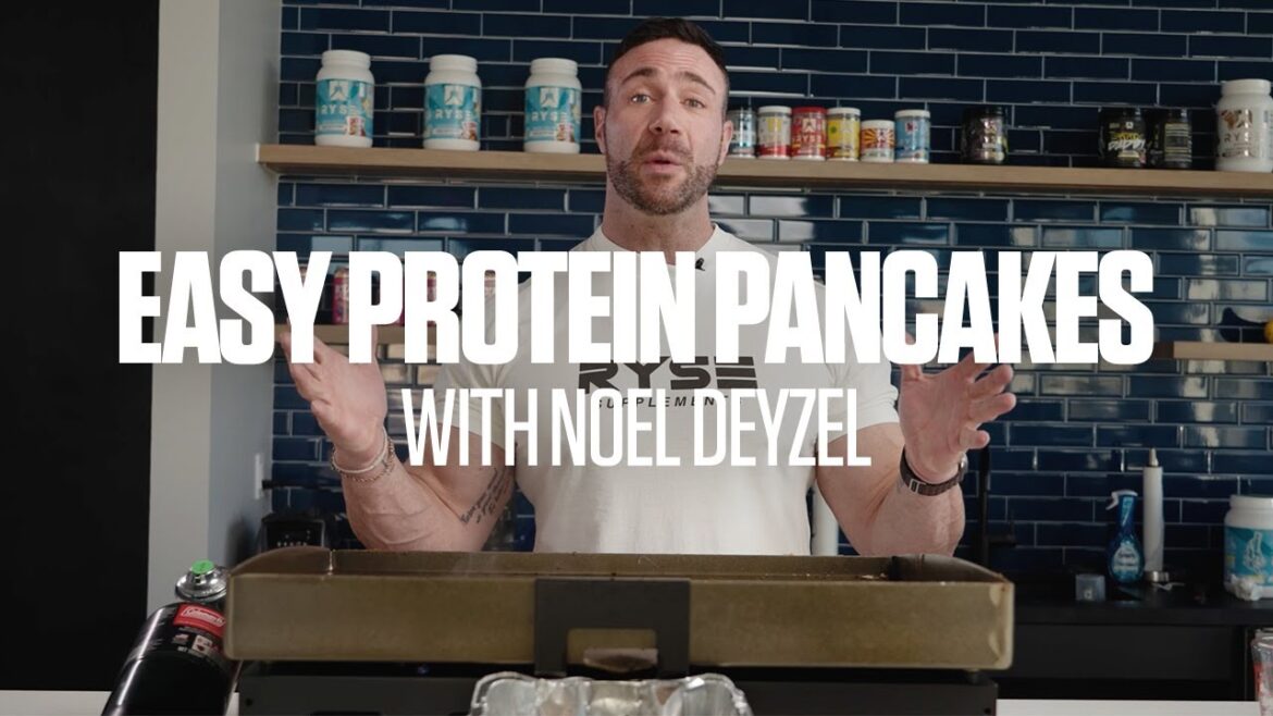 How to Easily make Protein Pancakes at home! Noel Deyzel Recipe