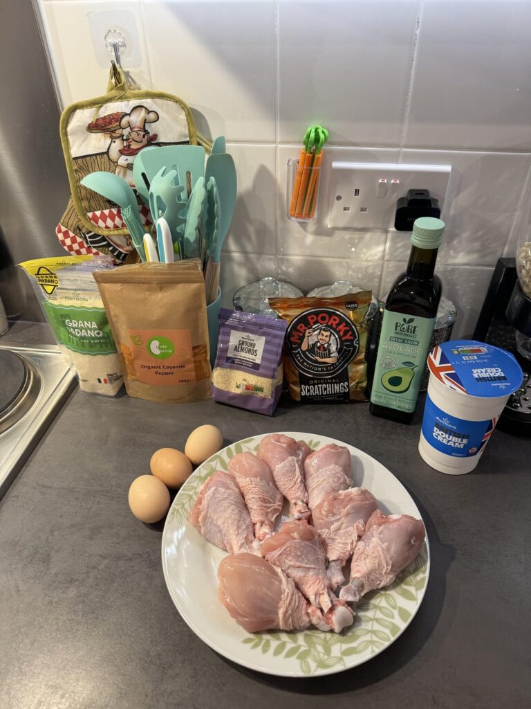 Keto fried chicken