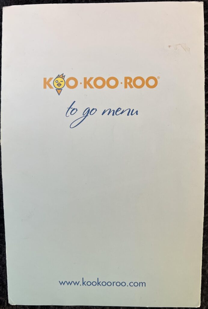 Found in my menu drawer