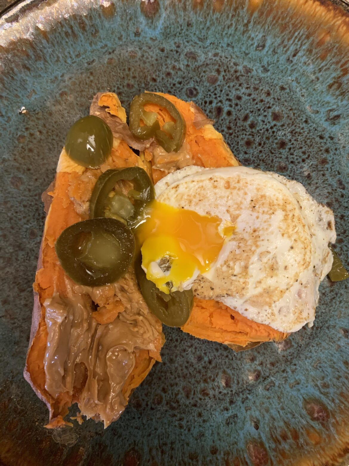 I read all of your comments about my PB sweet potato and raise you this: