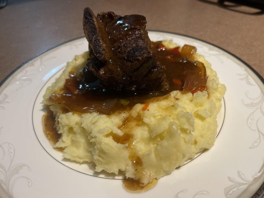 Korean Short Ribs w/White Cheddar Mash