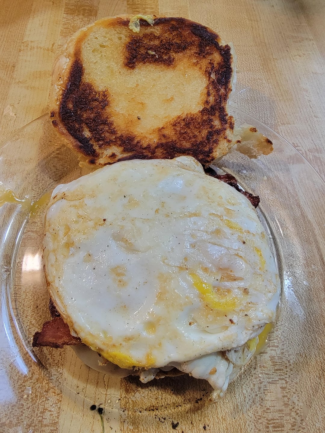 Bacon Egg and Cheese Sandwich Dining and Cooking