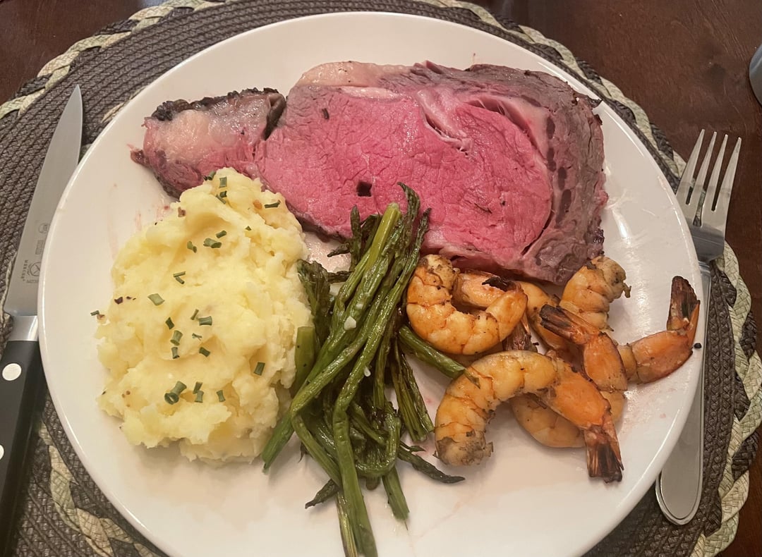 My first prime rib! Dining and Cooking