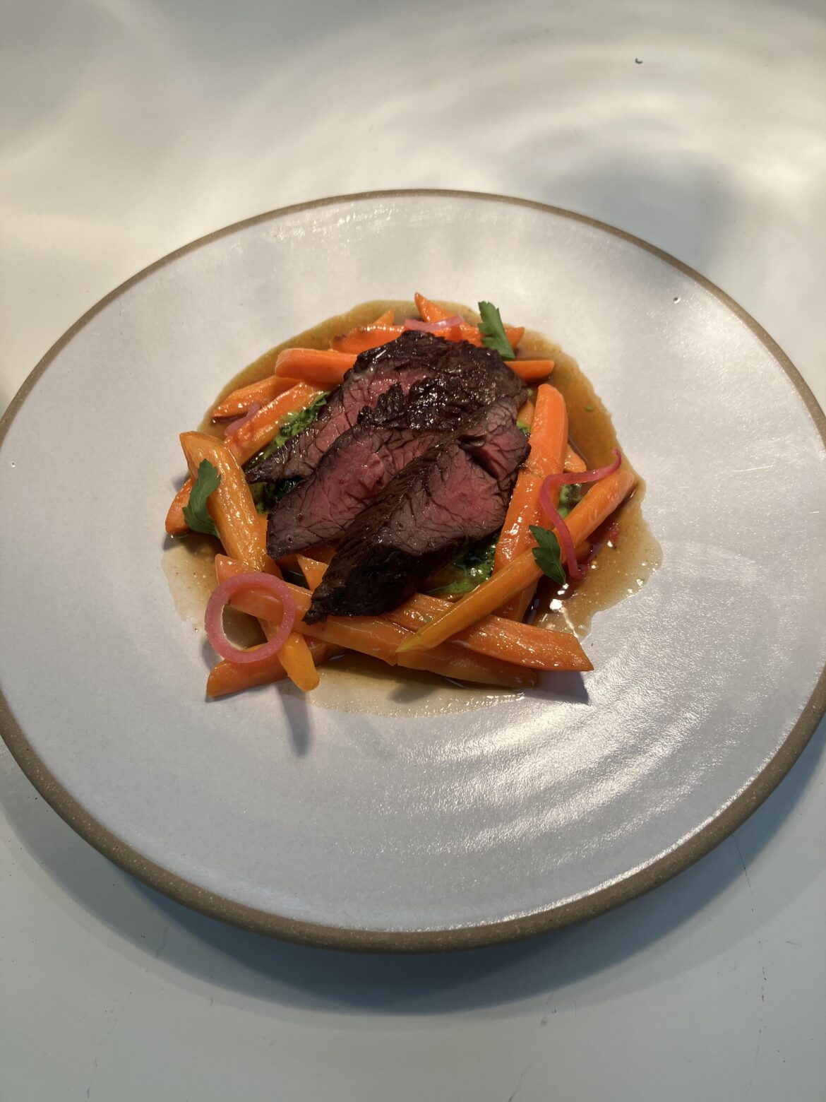 Carrots were a substitution, so I improvised… thoughts?