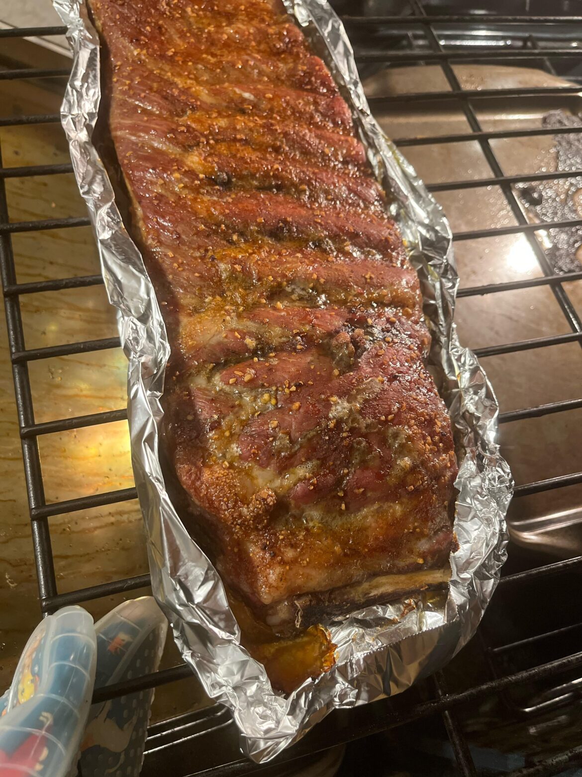 Why does my ribs look like this when cooking? Have they gone bad?