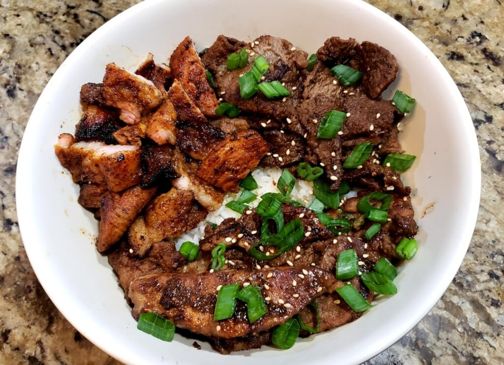 Homemade Beef/Pork Bulgogi and Gochujang Pork Belly