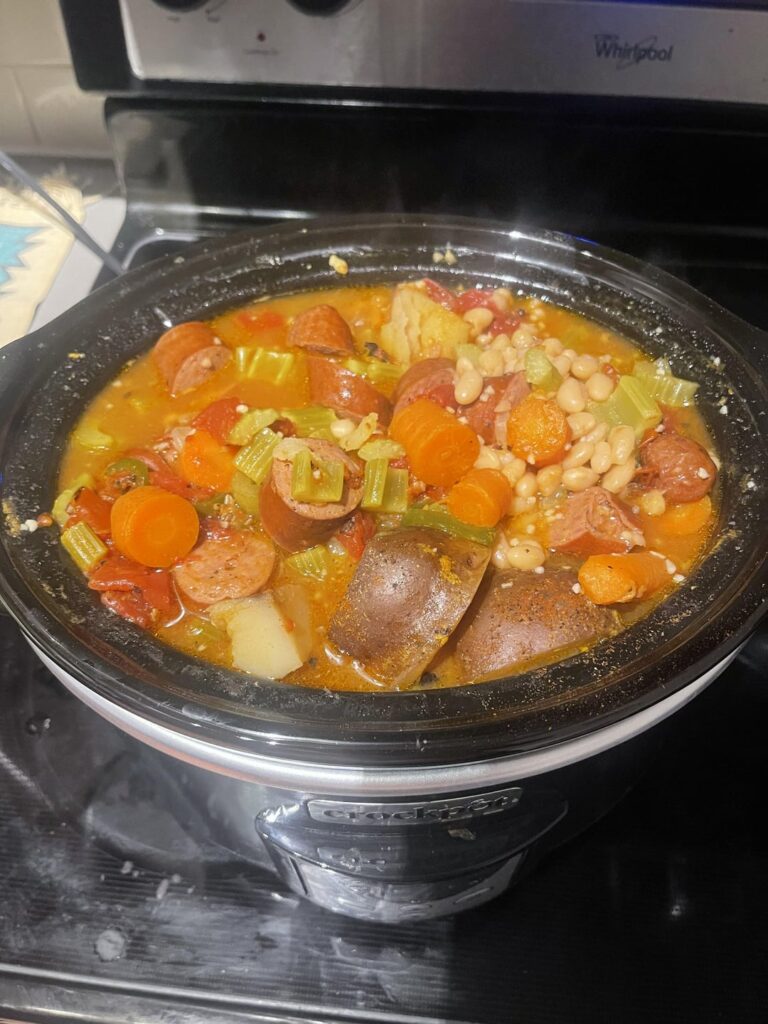 Cajun Soup w/ Andouille Sausage- How’s it looking?