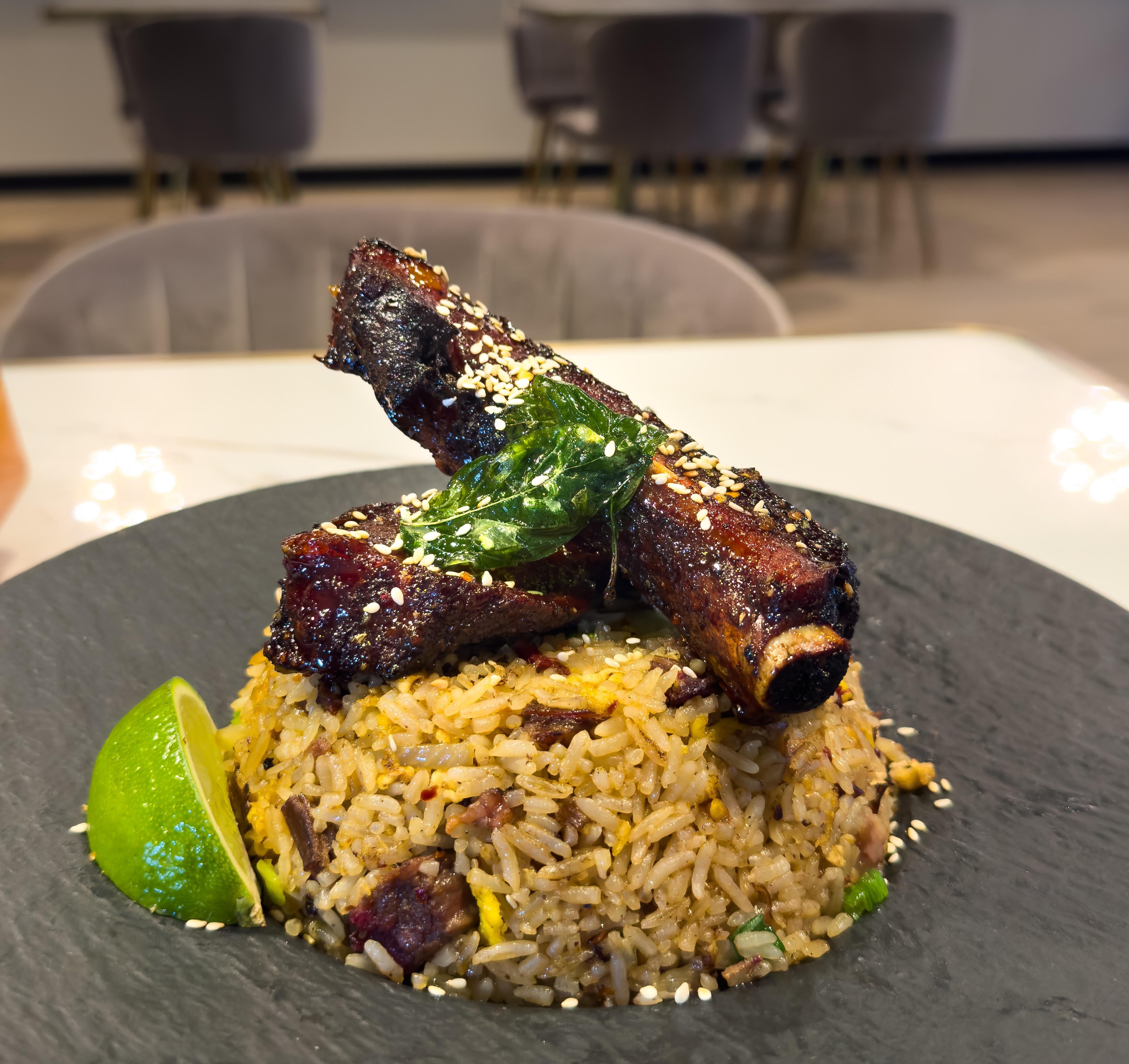 Brisket Fried Rice with Thai Ribs Dining and Cooking