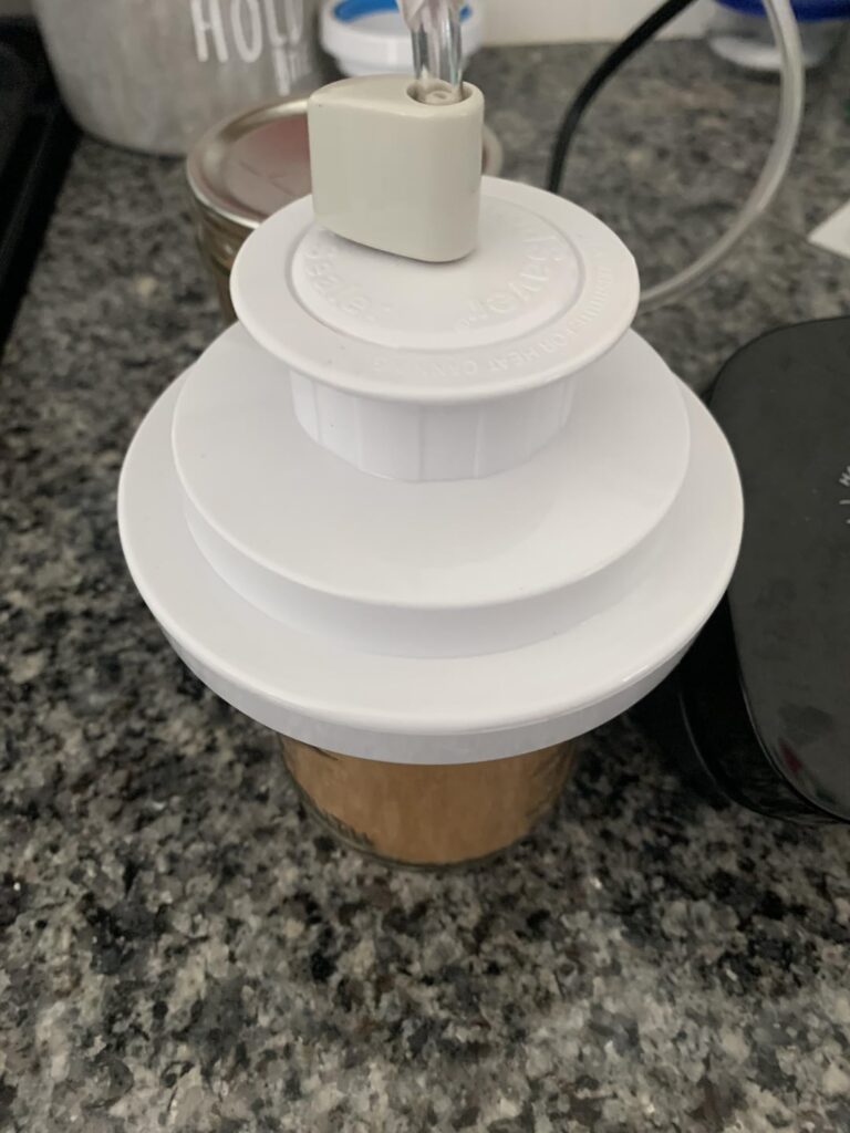 Am I missing anything on my food saver to be able to seal my cans? Struggling here